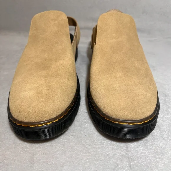 Dr Martens Men's Carlson Slingback Mule Savannah Tan Size 14 US NEW